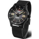 Vostok Europe Black Dial Milanese Strap Men Watch YN55-592C554-B
