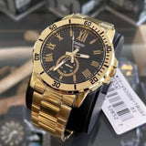 CASIO GENERAL MTP-VD200G-1BUDF-P GOLD STAINLESS STEEL UNISEX WATCH