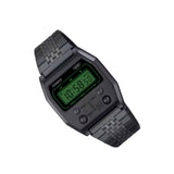 Casio General Vintage Series Digital Black Stainless Steel Men's Watch A1100B-1DF-P