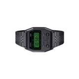 Casio General Vintage Series Digital Black Stainless Steel Men's Watch A1100B-1DF-P