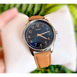 CASUAL ANALOG MTP-V005L-2B4UDF-P BROWN LEATHER MEN WATCH