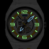 Infantry The Macross Roy Fokker Limited Edition Leather & Silicone Strap Men Watch MOD42-MAC-SET-Y-C