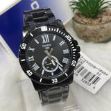 CASIO GENERAL MTP-VD200B-1BUDF-P BLACK STAINLESS STEEL MEN WATCH