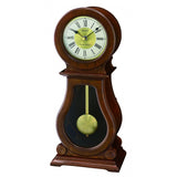 SEIKO ANALOG BROWN COLOR WHITE DIAL MELODIES IN MOTION MANTEL CLOCK QXQ035B