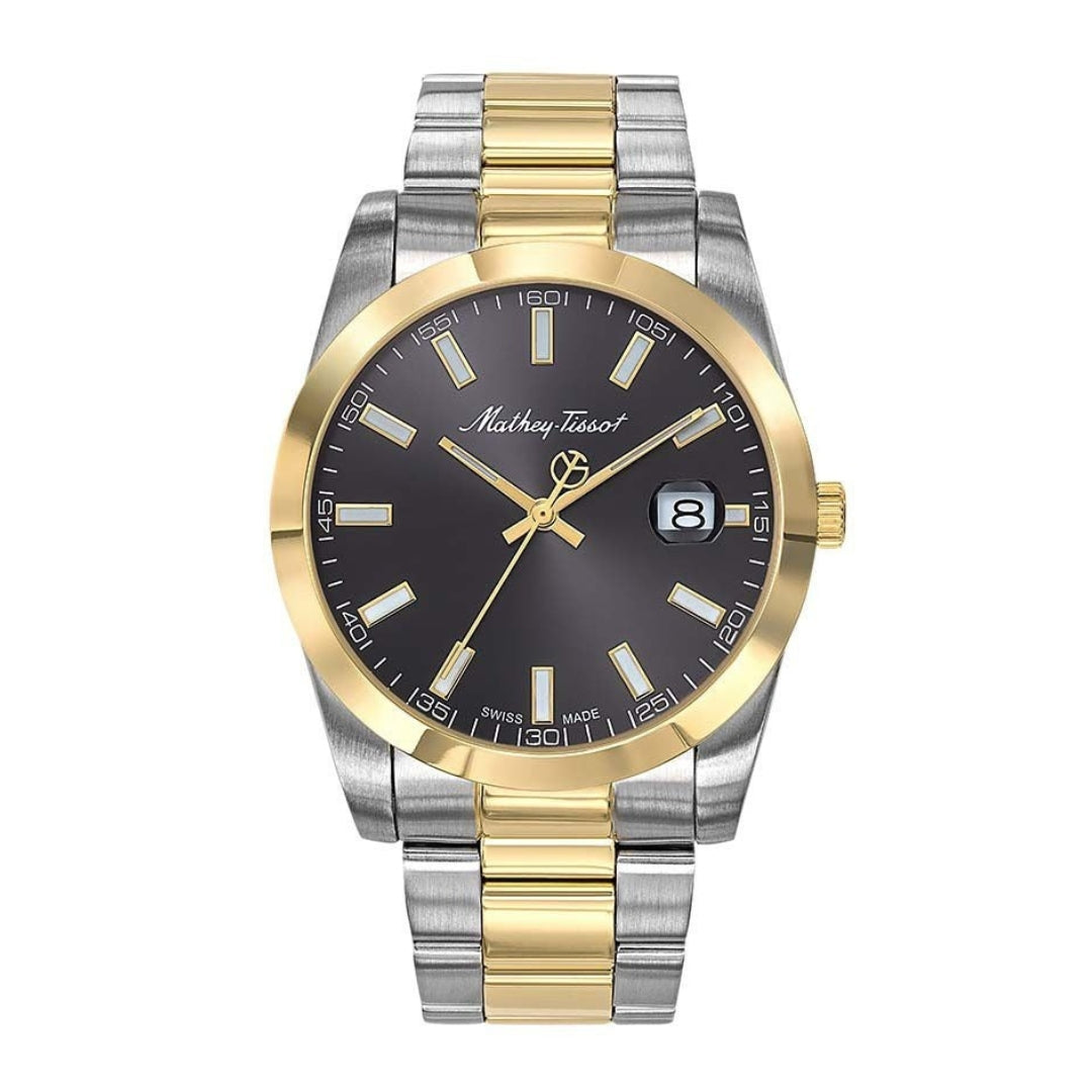 Mathey-Tissot Mathy I Collection Two-Tone Yellow Gold H450B Series Men's Watch