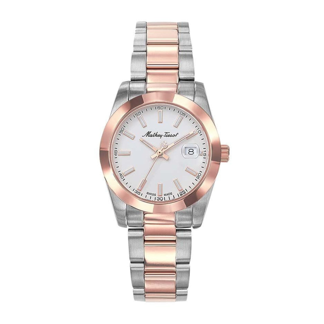Mathey-Tissot Mathy I Collection Two-Tone Rose Gold D450R Series Women's Watch