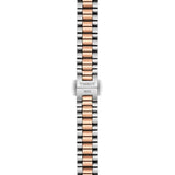 TISSOT DESIR 28mm GEMS TWO-TONE ROSE GOLD STEEL WATCH T1520102211800