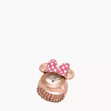 FOSSIL LE1189 DISNEY MINNIE MOUSE LIMITED EDITION STEEL WATCH RING