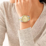 FOSSIL ME3228 HERITAGE AUTOMATIC TWO-TONE STEEL WATCH