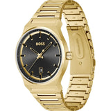 HUGO BOSS CANDOR GOLD-TONED STAINLESS STEEL WATCH 1514077
