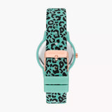 SKECHERS TOLUCA LEOPARD PRINT MINT WATCH SR6273