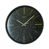 SEIKO QUIET SWEEP MOVEMENT BLACK DIAL WALL CLOCK QXA828K