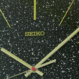 SEIKO QUIET SWEEP MOVEMENT BLACK DIAL WALL CLOCK QXA828K