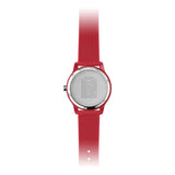 LACOSTE 12.12 2010988 RED CLASSIC RUBBER STRAP ANALOG WATCH