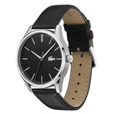 LACOSTE VIENNA 2011047 42mm BLACK SILICONE STRAP MEN'S WATCH