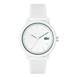 LACOSTE 12.12 2011169 WHITE SILICONE STRAP WATCH