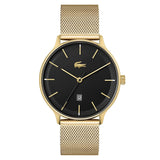 LACOSTE CLUB WATCH 2011224 GOLD STEEL MESH STRAP