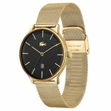 LACOSTE CLUB WATCH 2011224 GOLD STEEL MESH STRAP