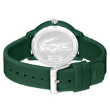 LACOSTE 12.12 2010985 GREEN SILICONE STRAP ANALOG WATCH
