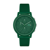 LACOSTE 12.12 2011245 GREEN SILICONE ANALOG WATCH
