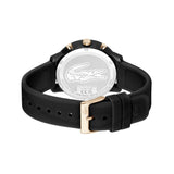 LACOSTE 12.12 2011247 BLACK CHRONOGRAPH ANALOG WATCH