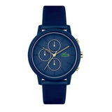 LACOSTE 12.12 2011248 BLUE GOLD DETAILS CHRONOGRAPH ANALOG WATCH