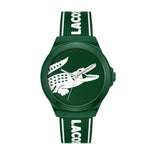 LACOSTE NEOCROC 2011309 GREEN SILICONE STRAP WATCH