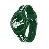 LACOSTE NEOCROC 2011309 GREEN SILICONE STRAP WATCH