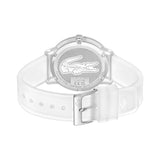 LACOSTE 12.12 2011317 WHITE SILICONE ANALOG WATCH