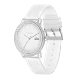 LACOSTE 12.12 2011317 WHITE SILICONE ANALOG WATCH