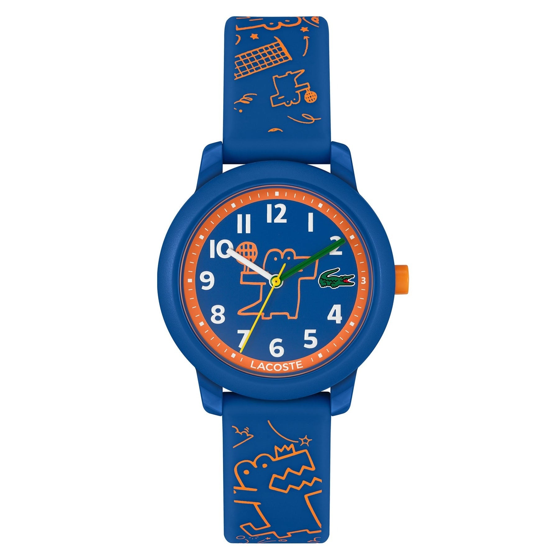 2030002 LACOSTE 2030056 DARK BLUE SILICONE KID'S WATCH – H2 Hub