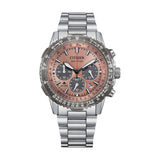 CITIZEN ECO-DRIVE CA4664-60X PROMASTER SKY ROSE GOLD DIAL STEEL WATCH