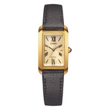 CITIZEN L EW5622-09P BIANCA GOLD TONED LEATHER STRAP WATCH