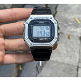 Casio General Standard Digital Black Resin Strap Men's Watch W-218HM-7AVDF-P