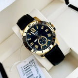 Casio General Black Leather Strap Men Watch MTP-VD200GL-1BUDF
