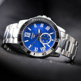Casio General Blue Dial With Silver Stainless Steel Men Watch MTP-VD200D-2BUDF