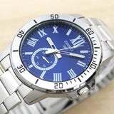 Casio General Blue Dial With Silver Stainless Steel Men Watch MTP-VD200D-2BUDF
