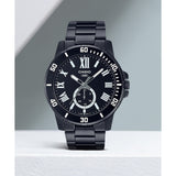 Casio General Black Stainless Steel Strap Men Watch MTP-VD200B-1BUDF