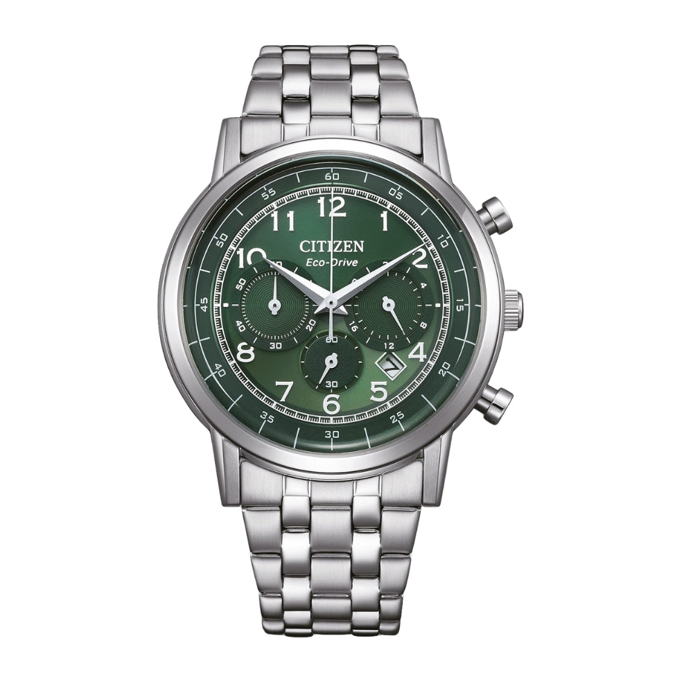 CITIZEN ECO-DRIVE CHRONOGRAPH CA4630-53 SERIES STEEL WATCH