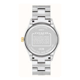 COACH BROOKS 38mm TWO-TONE STEEL WATCH 14400034