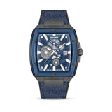 Ducati Men's Blue Analog Leather Strap Watch DTWGB0000703