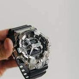 Casio G-Shock Digital-Analogue Black Resin Strap Men Watch GM-700-1ADR