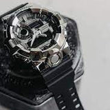 Casio G-Shock Digital-Analogue Black Resin Strap Men Watch GM-700-1ADR