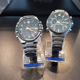 CASIO EDIFICE CHRONOGRAPH STAINLESS STEEL WATCH ECB-30DB-1A9DF