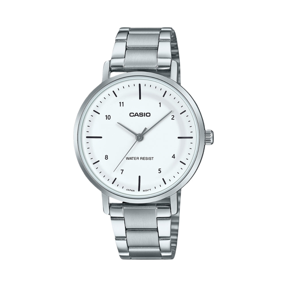 CASIO STANDARD LTP-VT03L-P SERIES ANALOG STEEL WATCH