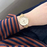 CASIO STANDARD LTP-VT03GL-4BDF-P BEIGE DIAL BROWN LEATHER STRAP WATCH