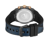 Ducati Chronograph Blue Leather & Silicon Strap Blue Dial Watch DTWGC0001104