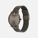 COACH ELLIOT GRAY STEEL MESH BRACELET WATCH 14504210