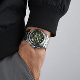 Tissot PRX Automatic Chronograph Graded Green Dial Stainless Steel Men's Watch T1374271109100