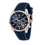 Maserati Attrazione Blue And Rose Gold Analog Watch R8851151012